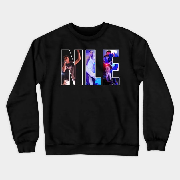 NLE Choppa Crewneck Sweatshirt by jhalfacrelange